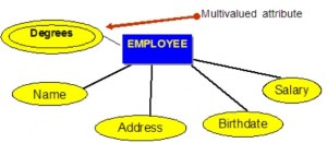 Figure 8.4. Example of a multivalued attribute.