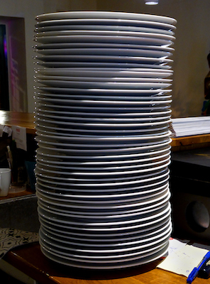 Photo of a Stack of plates