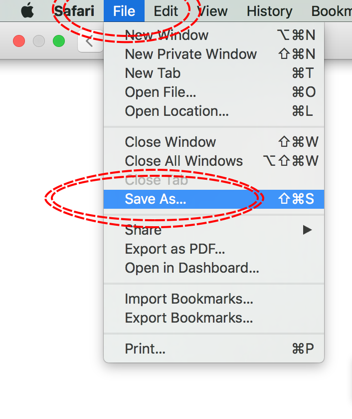 Safari save page screenshot