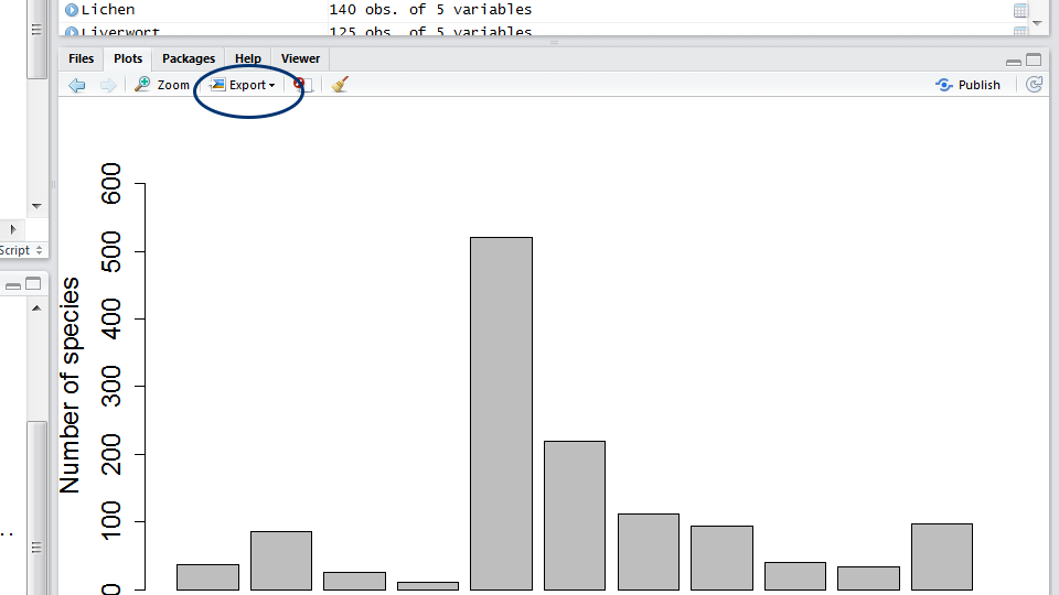 RStudio export plot screenshot