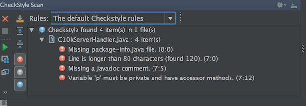 IntelliJ Checkstyle