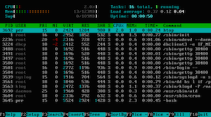 htop network bandwidth